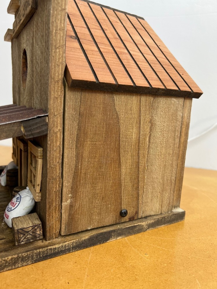 Handcrafted Cedar General Store Birdhouse