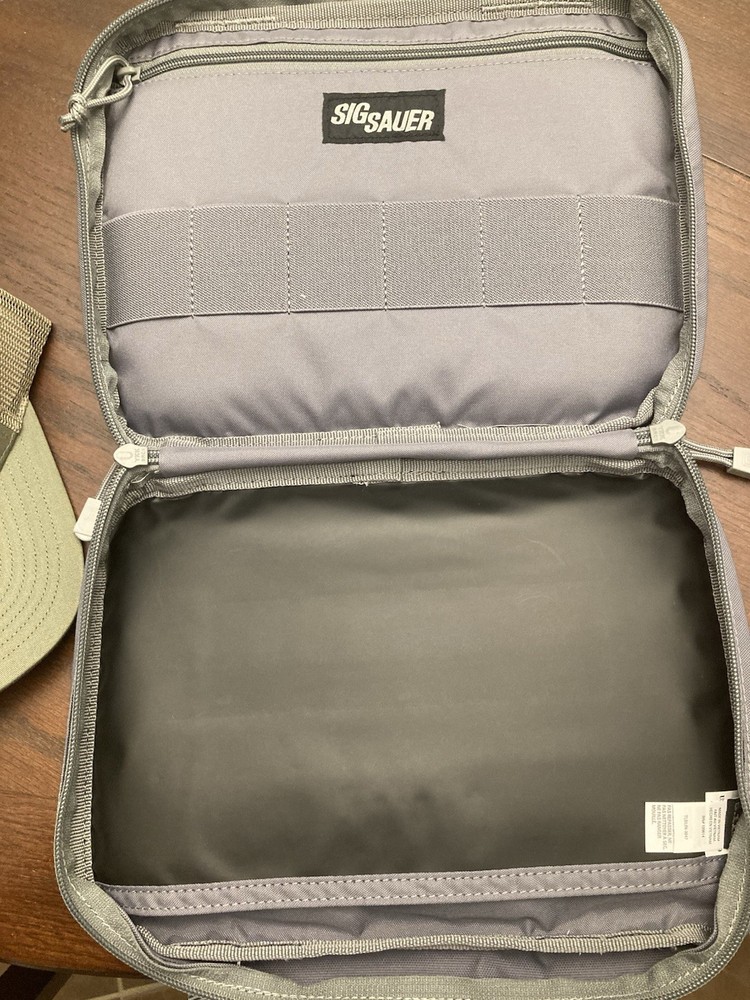 Sig Sauer Case, Coin And Hat Bundle.
