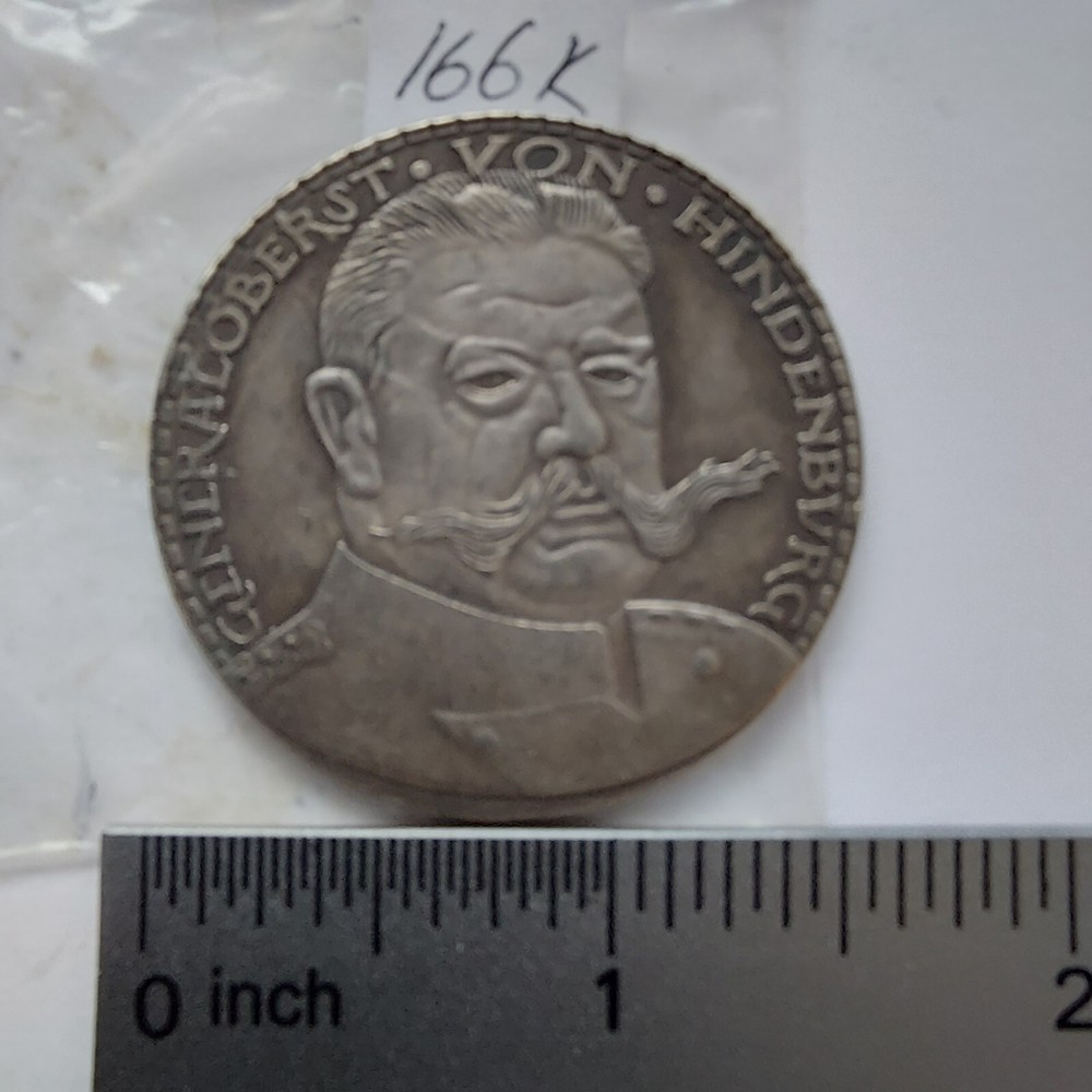 Replica- Germany Medal ,Hindenburg.,#166k