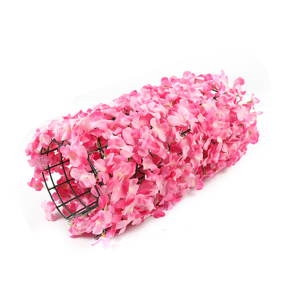 10pcs Artificial Flower Wall Panel Silk Fabric Floral Backdrop Decor Wedding