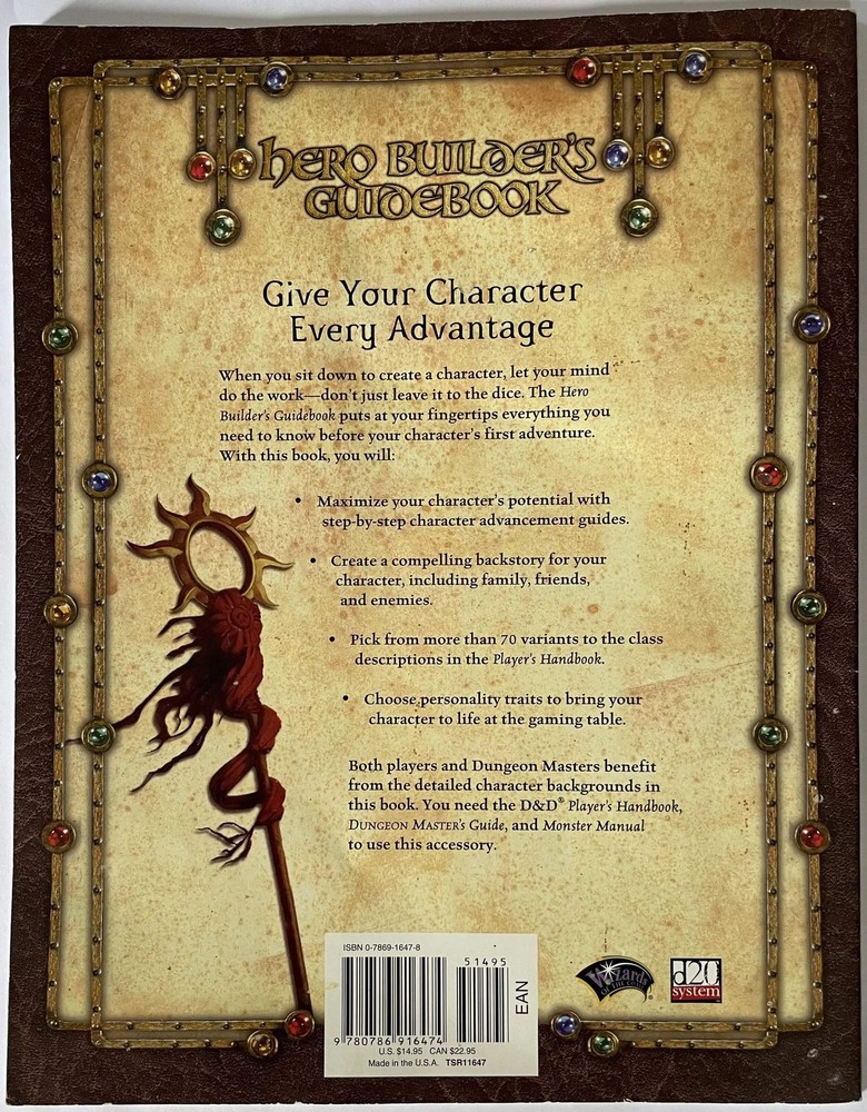 Hero Builder's Guidebook Dungeons & Dragons 3e