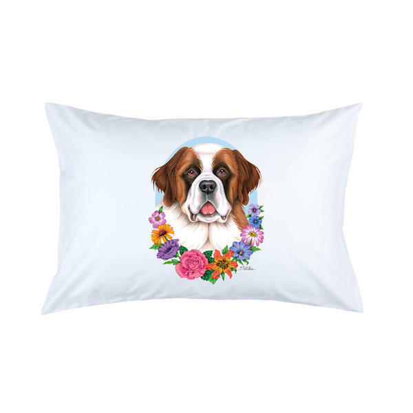Saint Bernard Micro Fiber Pillowcase