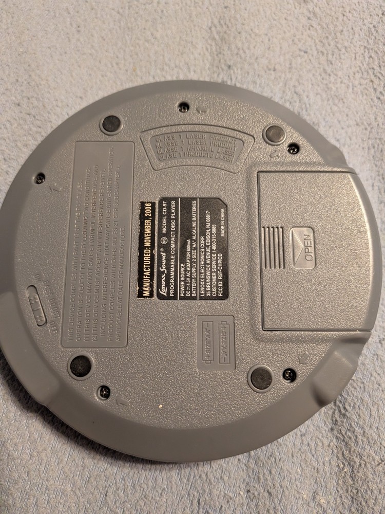 lenoxx sound portable cd player