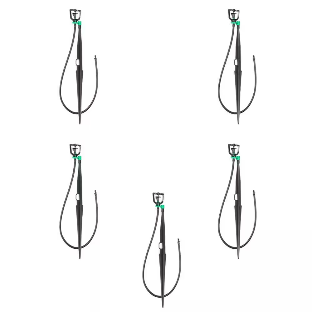 Interchangeable Head Micro Sprinkler on Spike (5-Pack) Free Ship NEW