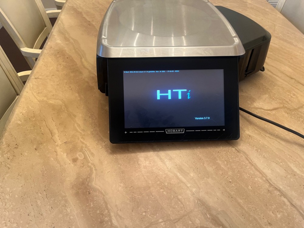 Hobart HTi Scale With Printer, Used Operator Screen & No Customer Display