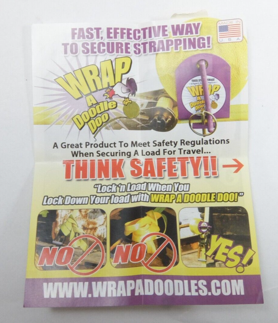 WrapADoodle Doo Ratchet Strap Winder Spool for Excess Strap Tail NEW PRODUCT