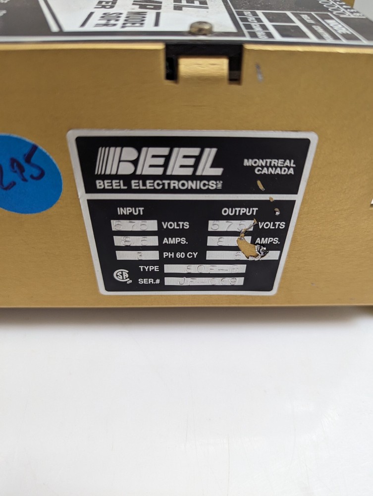 Beel Electronics Easy Amp Soft Started SOF-R 575V 8.5A