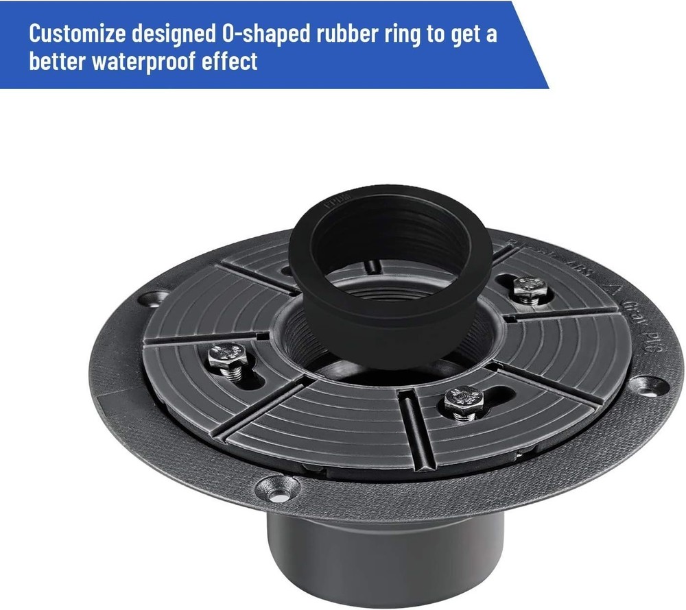 Corrosion-Resistant 2-Inch Shower Drain Base Kit - Complete Installation Package