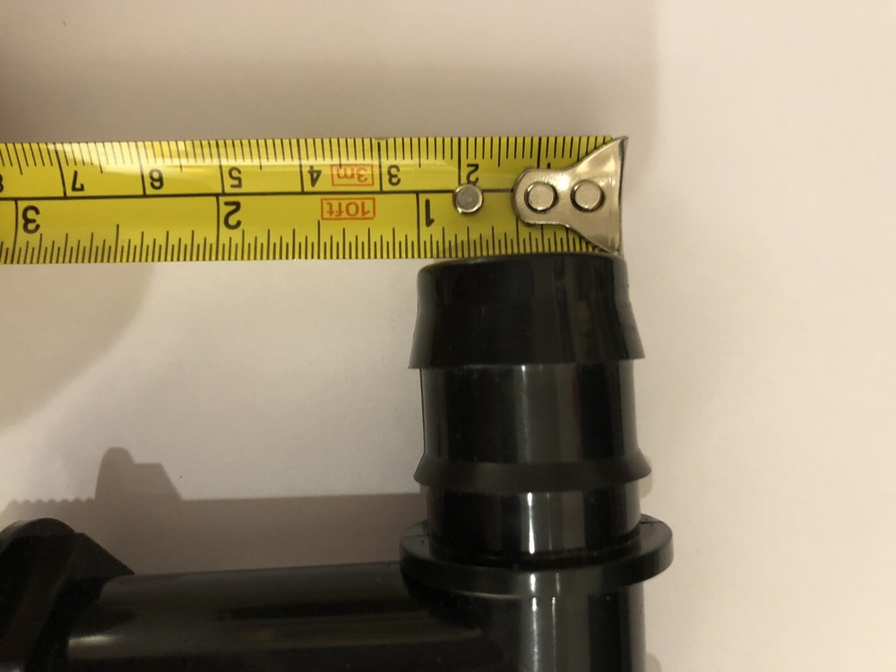 1” Barbed Threaded T Hydroponics