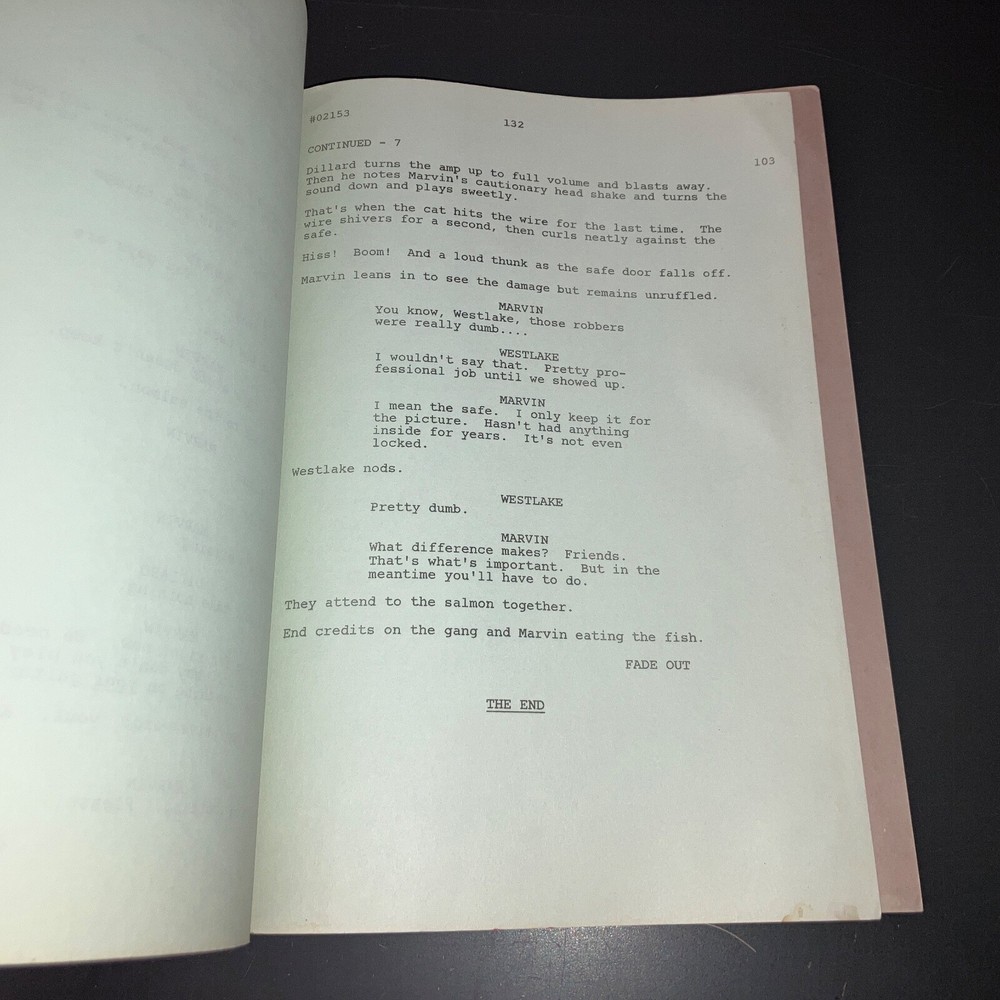 CRACKERS (9/30/82) Louis Malle Second Draft Production Script + COA!