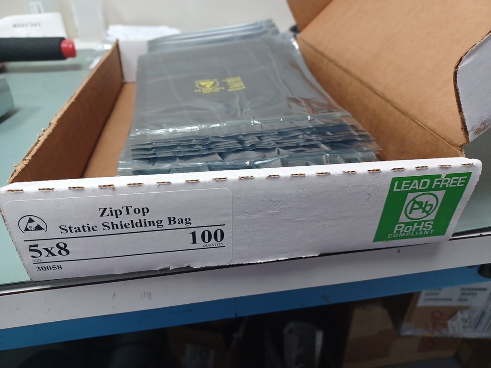Static Shielding Bag Zip Top 5 X 8