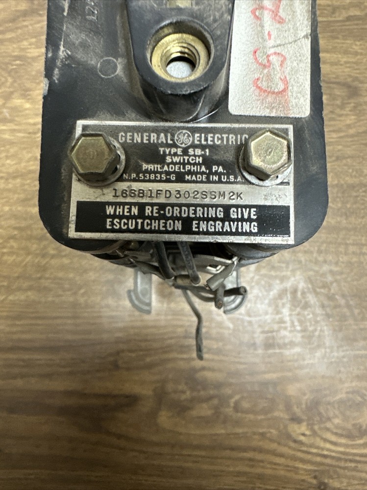 GE,16SB1FD302SSM2K,Type SB1 Rotary Switch