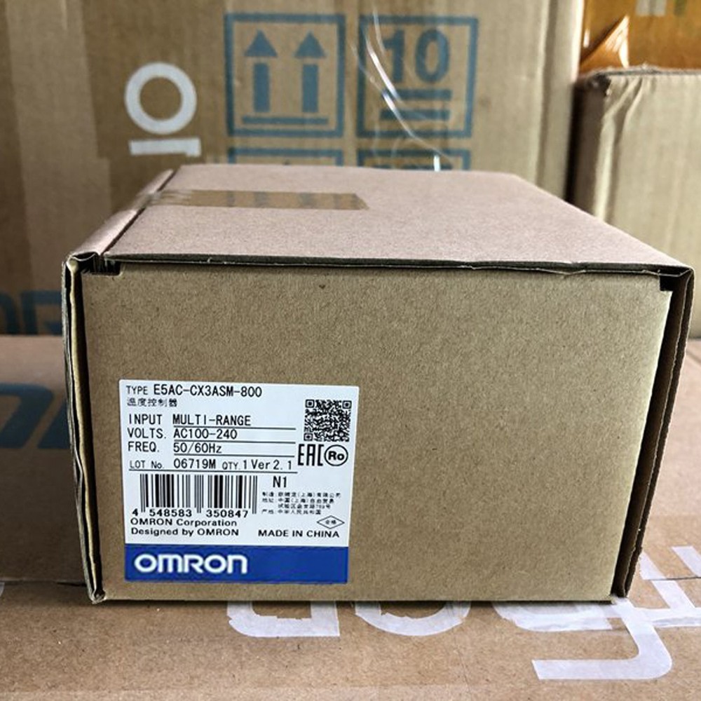 New Omron E5AC-CX3ASM-800 100-240VAC Temperature Controller