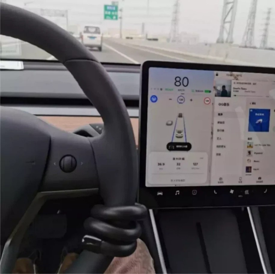 Steering Wheel Booster Weight Autopilot Counterweight Ring for Model 3/Y/S &