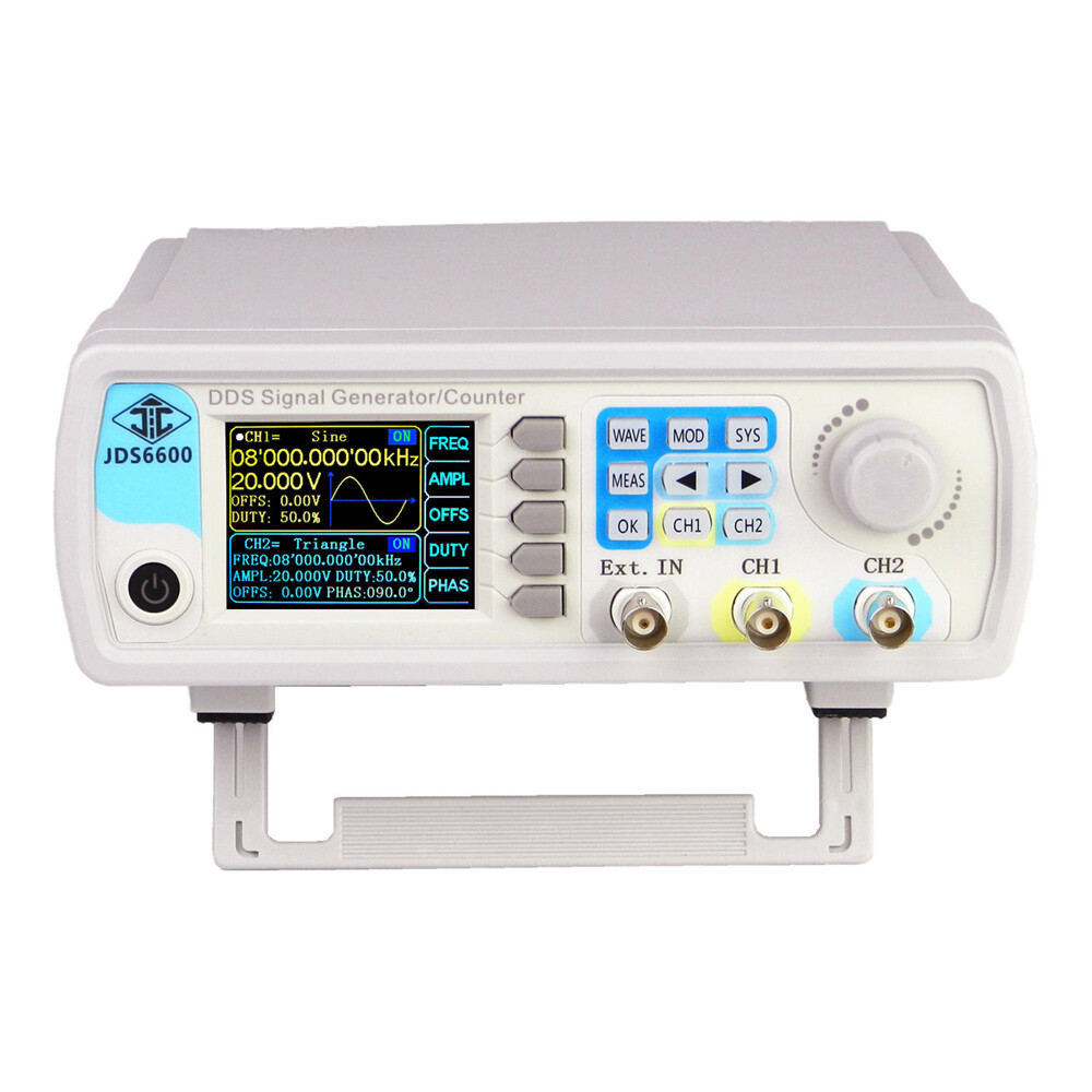 Digital DDS Dual-channel Function Signal Waveform Generator Frequency Meter 60Mh