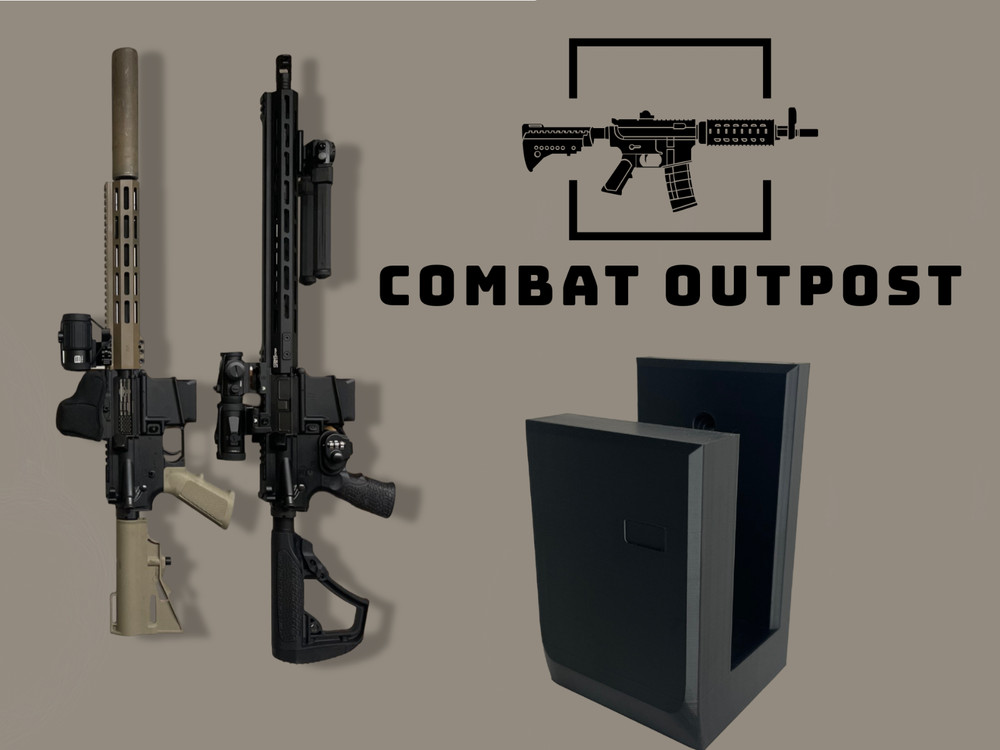 Rifle Wall Mount, Locking, Hidden screws