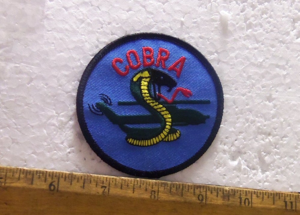 Cobra Helicopter Embroidered Patch