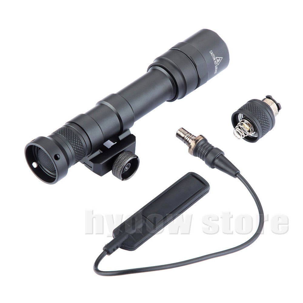 Scout Light M600B Flashlight with Remote Pressure Switch Controller for Rifle