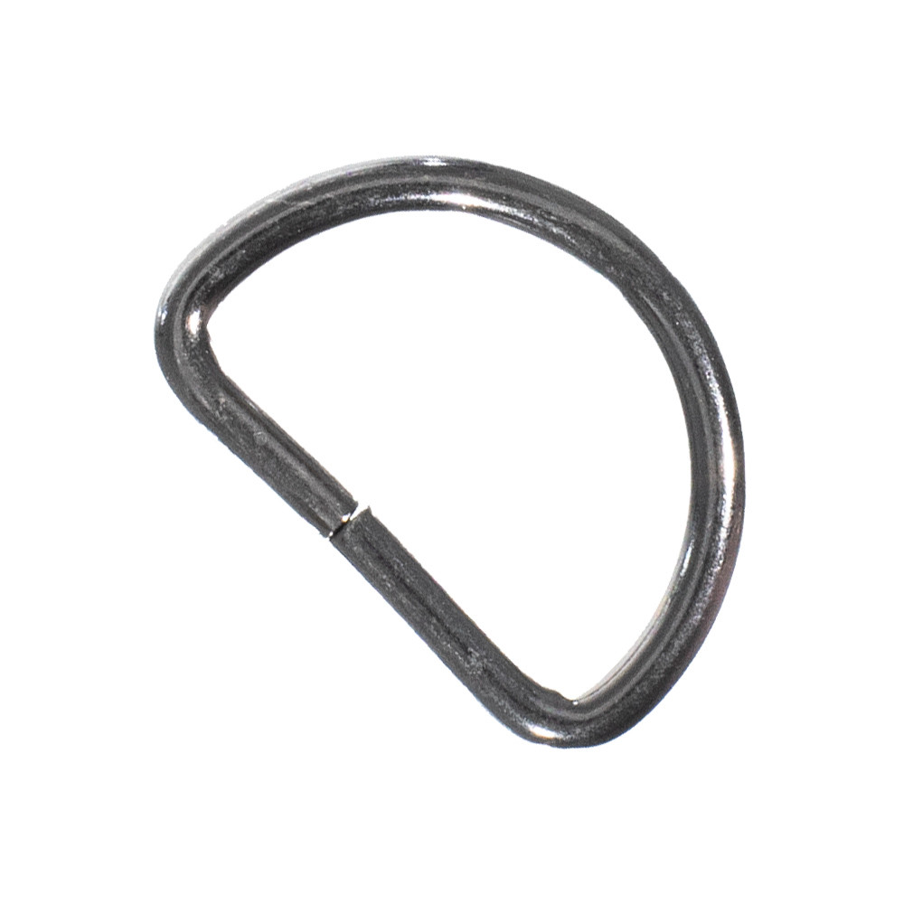 PARACORD PLANET D-Rings  Multiple Sizes  1", 3/4", 1-1/4", 1/2"  Gun Metal
