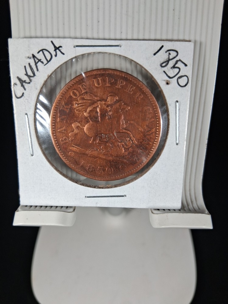 1850 CANADA 1 PENNY TOKEN