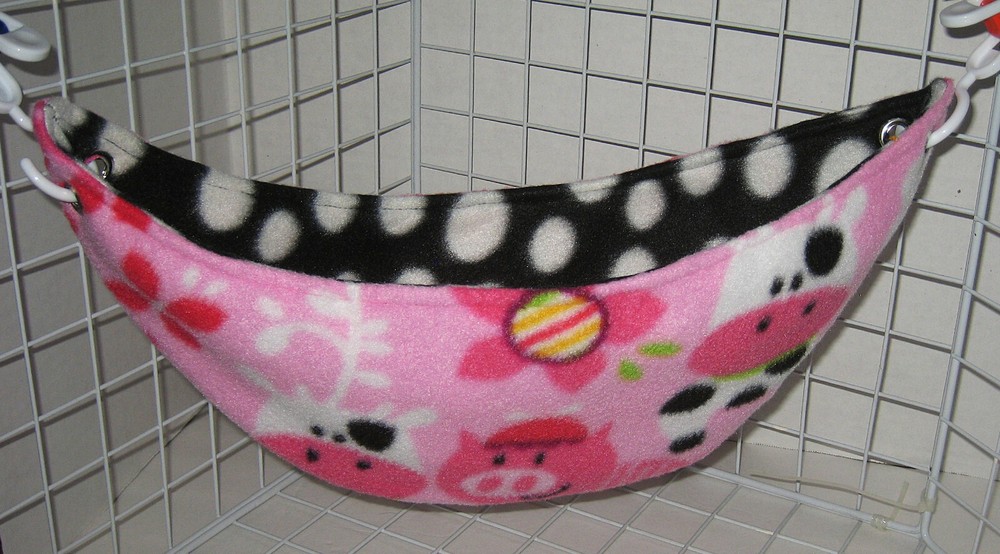 Custom Reversible Peapod/ Stork bundle Hammock Hamster Rat Sugar Glider etc