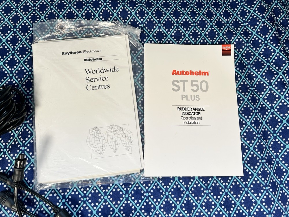 Autohelm ST50 Rudder Angle Indicator Display Reference Transducer Unit Raymarine