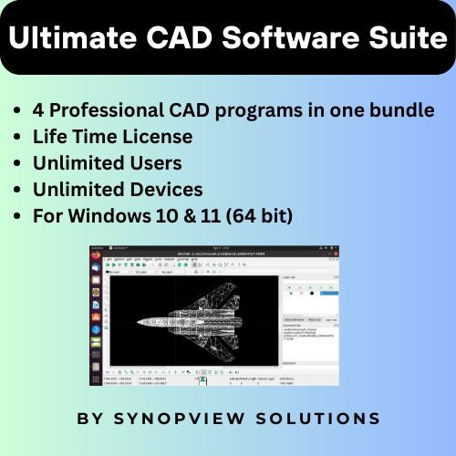 3D 2D CAD Computer Aided Design Software Suite 2026 Full Application for Windows
