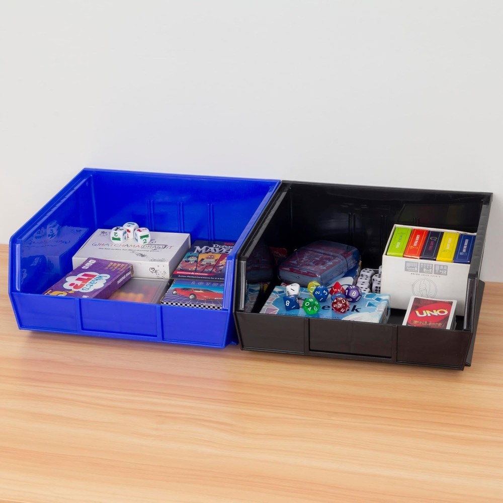 30235 AkroBins Plastic Storage Bins, Space-Saving Stackable Bins for Garage, ...