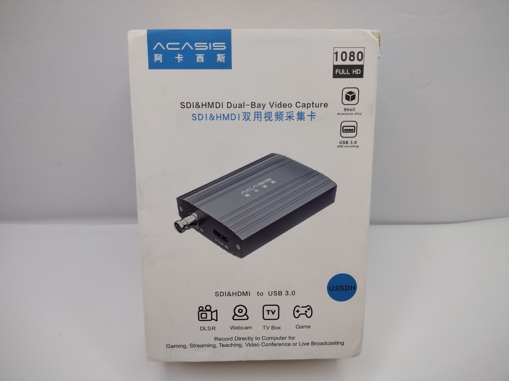 ACASIS Dual-Bay Video capture (Model: U3SDH)