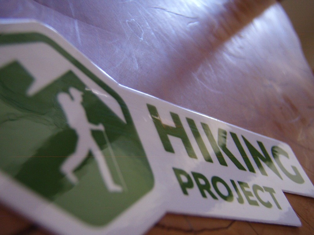 REI HIKING Project decal/sticker