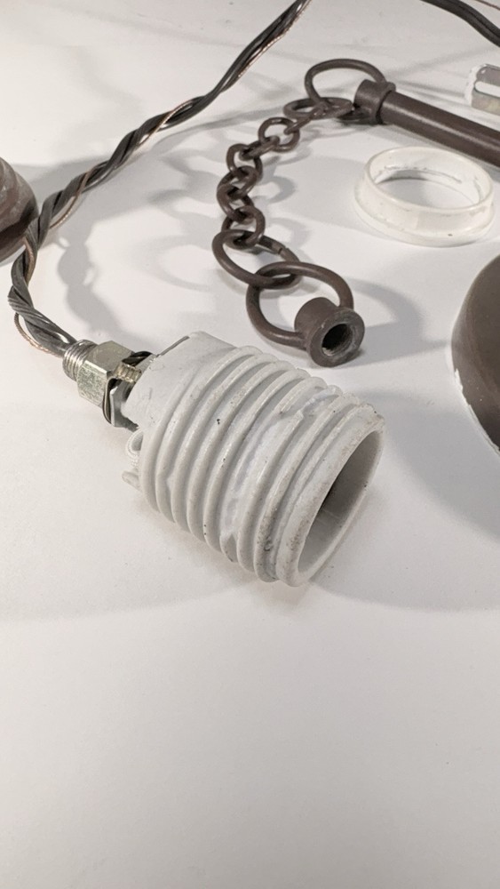 Bronze colored light fixture needs shade Q