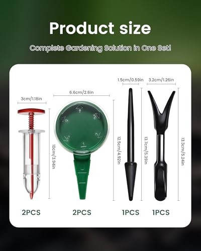 Mini Seed Spreader Set, Seed Planter Tool for Small Seed, Tiny Seed Dispenser