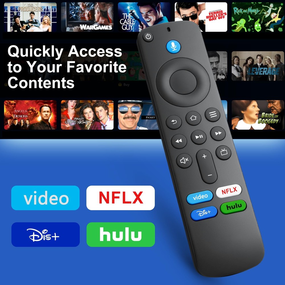 Voice Replacement Remote Control Fire TV Remote, for ZMZ Stick Cube