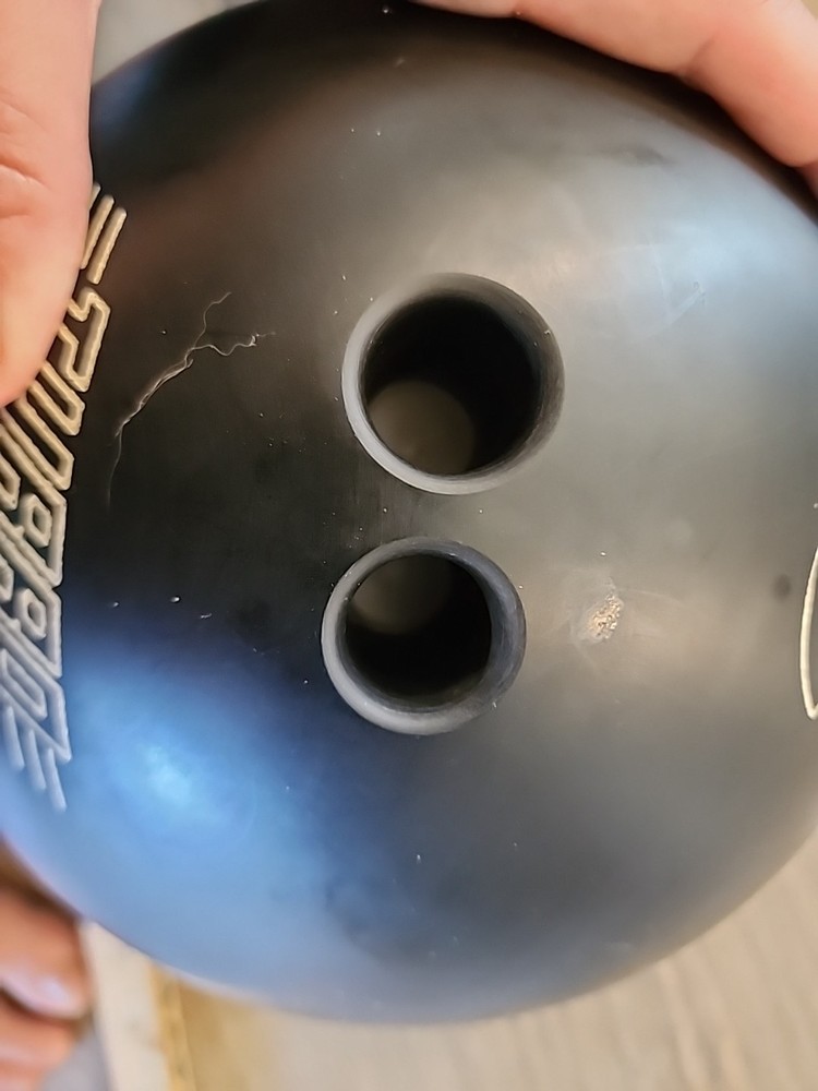 Ebonite Turbo black Urethane Bowling Ball 16 Lb