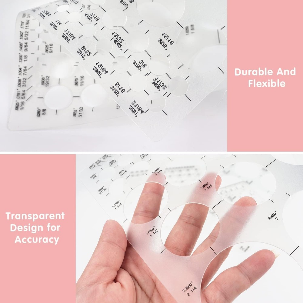Circle Template Circle Round Stencil Templates for Drafting for Office and Sc...