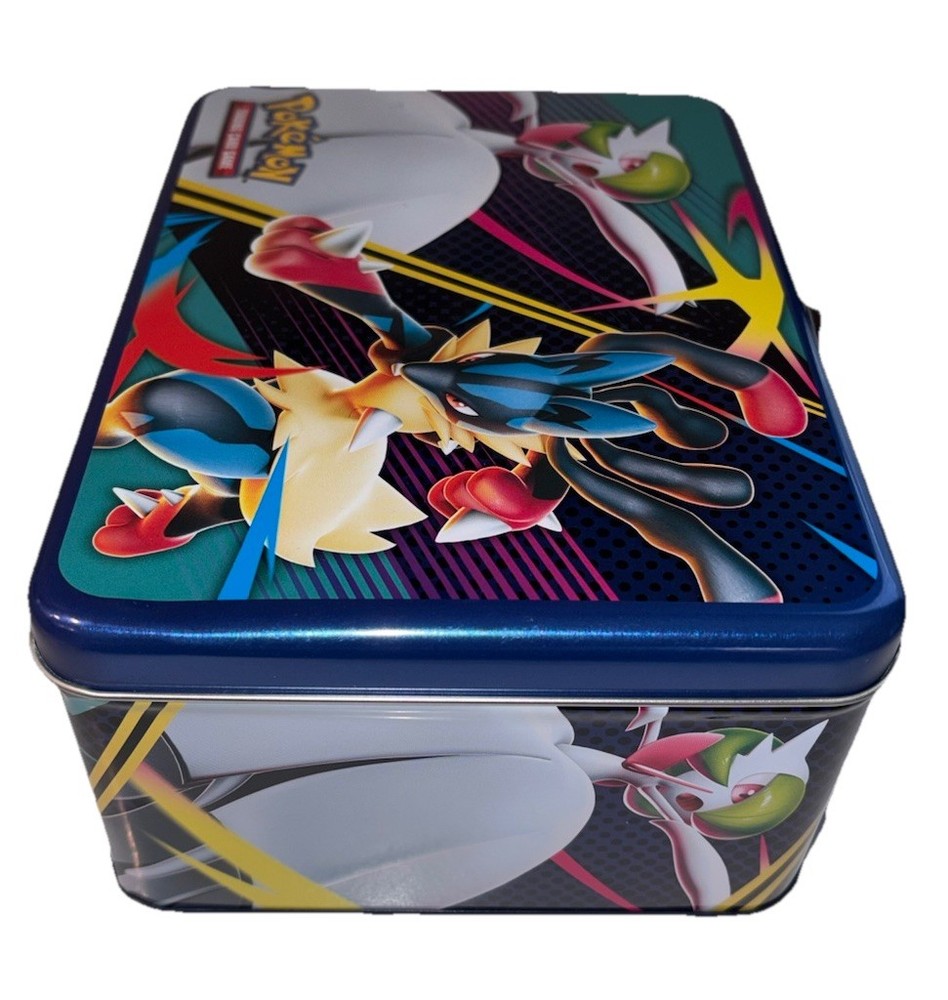 Pokemon TCG Fall Collector Tin Lunchbox MEGA EVOLUTION WITH PROMOS - EMPTY BOX
