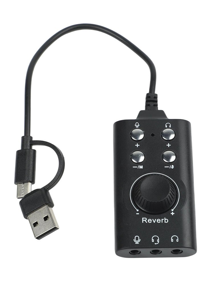USB USB C Adapter for 3 5mm Audio with Built in Volume Control Feature