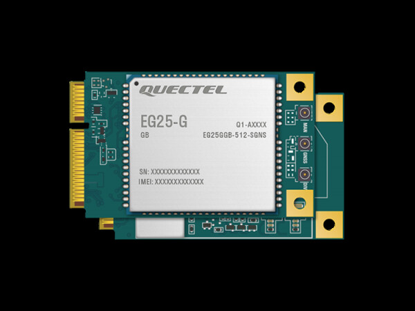 Quectel EG25-G 3G/4G (LTE) module (sim-card slot)