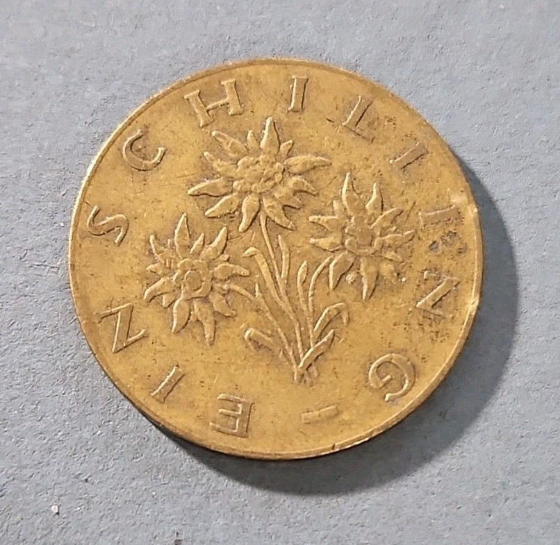 1966 Austria 1 One Schilling (KM.#2886)