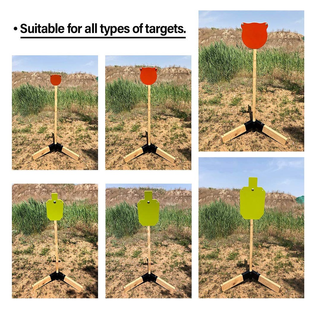 Target Stand 2x4 Base with Steel Target Hanger