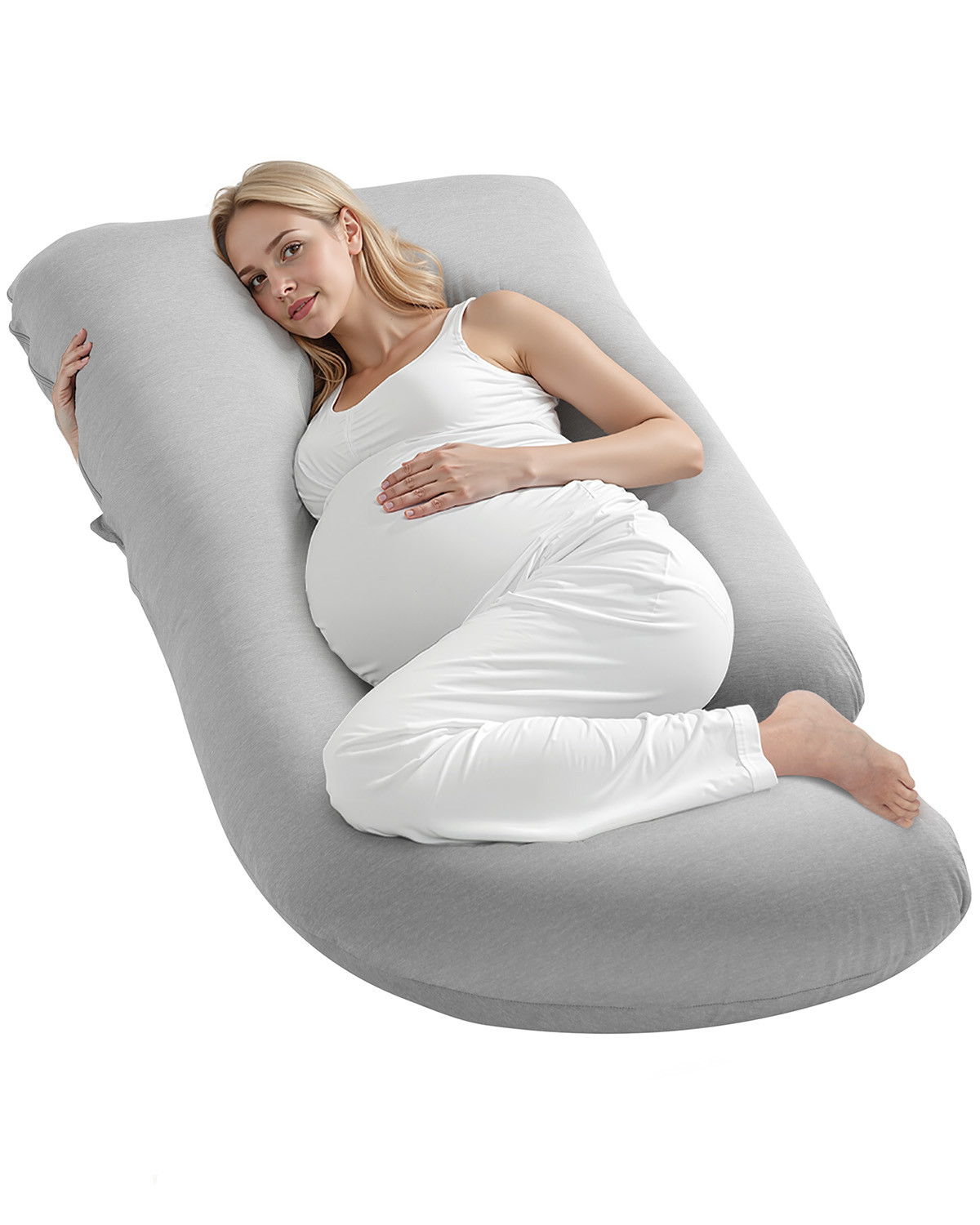 VEVOR Pregnancy Pillow G-Shaped Full Body Maternity Pillow Ultra-Soft