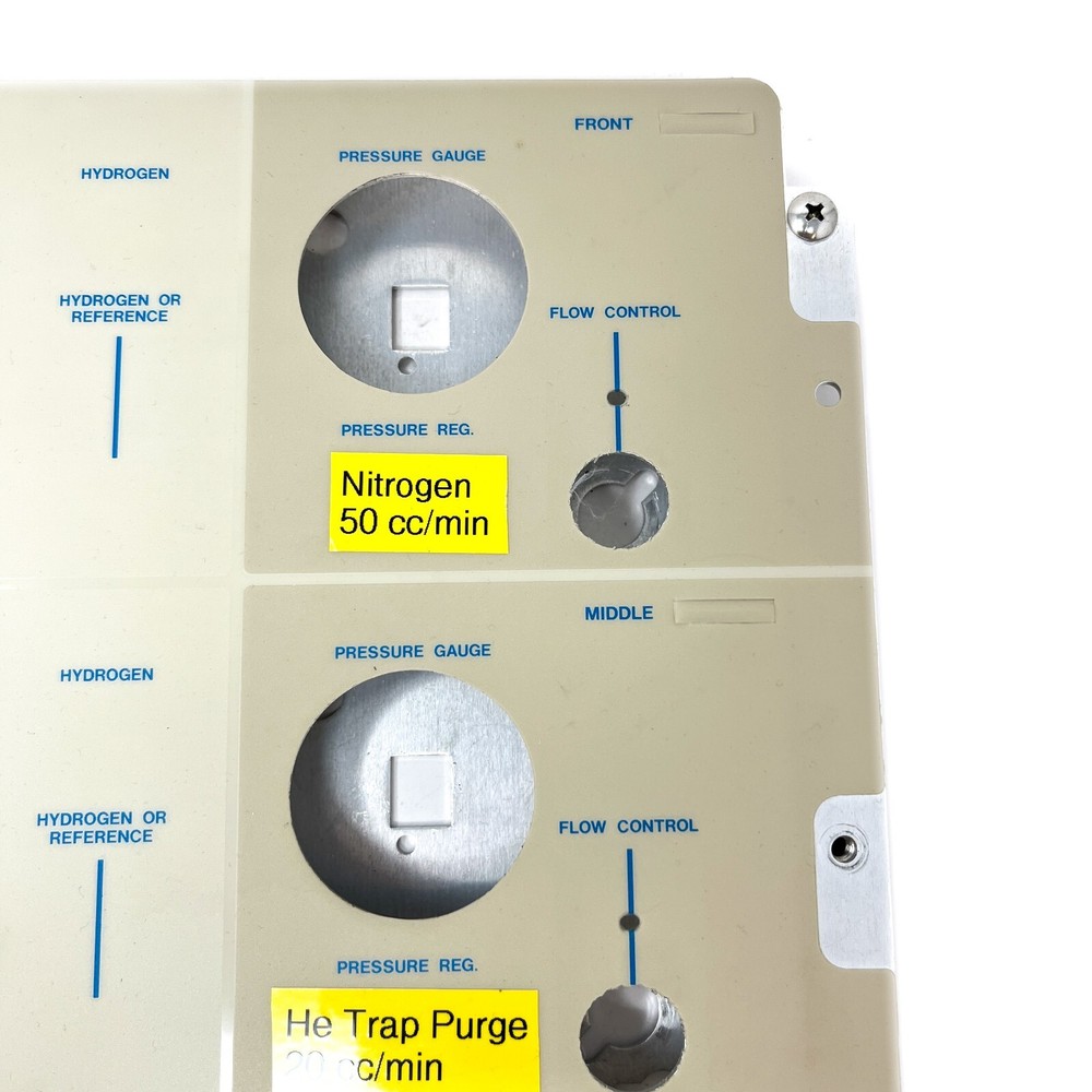 Varian CP-3800 Gas Chromatography System Flow Control Panel