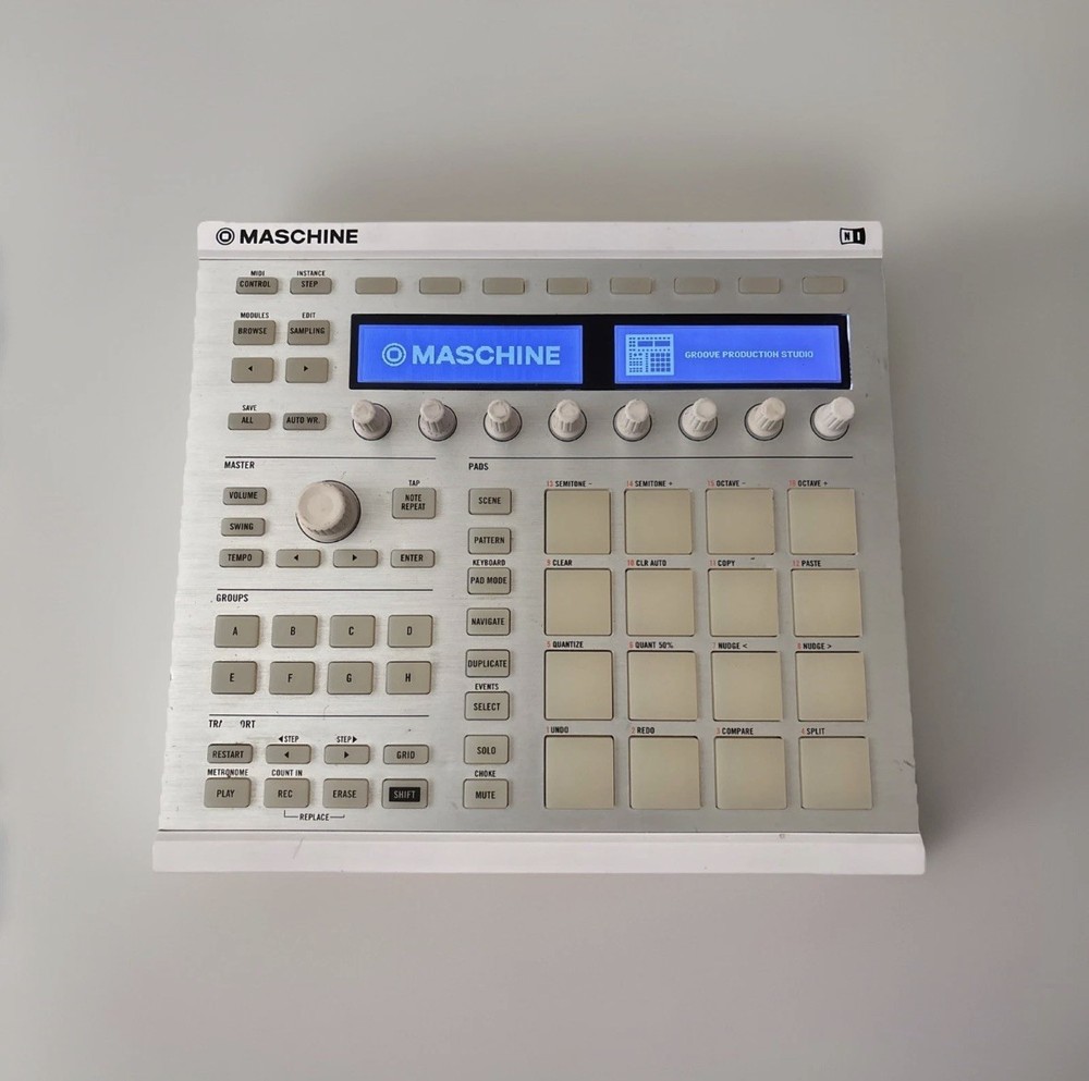 Native Instruments Maschine MK2 White MIDI Controller – Tested – Excellent Condi
