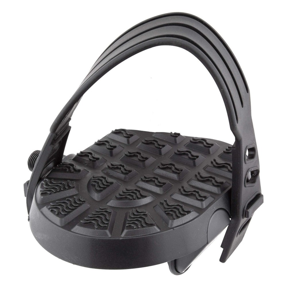 Sunlite Flat Form I Exerciser Pedals, 9/16", Black
