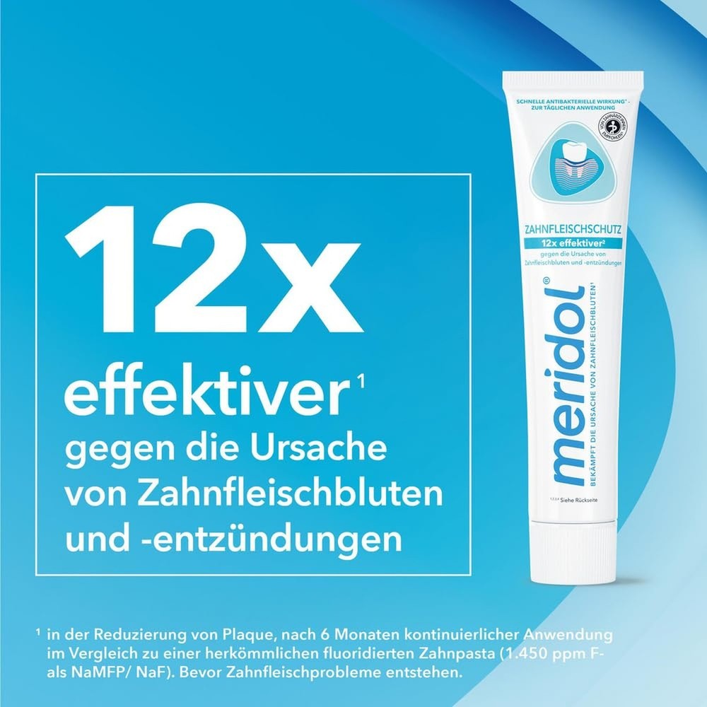 meridol Toothpaste Double Pack (2x75ml), 150 ml