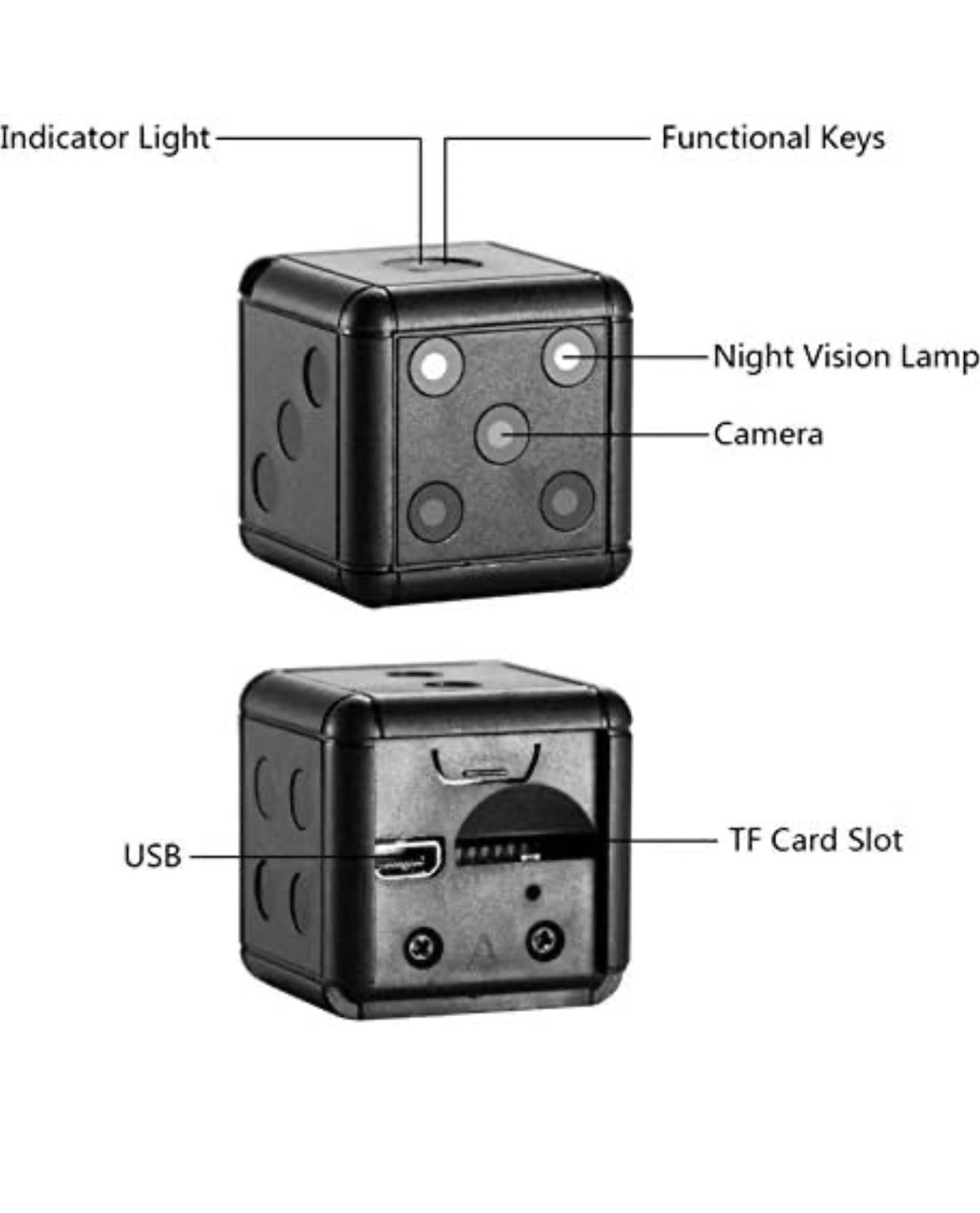 4 pack White SQ16 Mini Camera 1920x1080P Motion Detection hd DV dc see photos