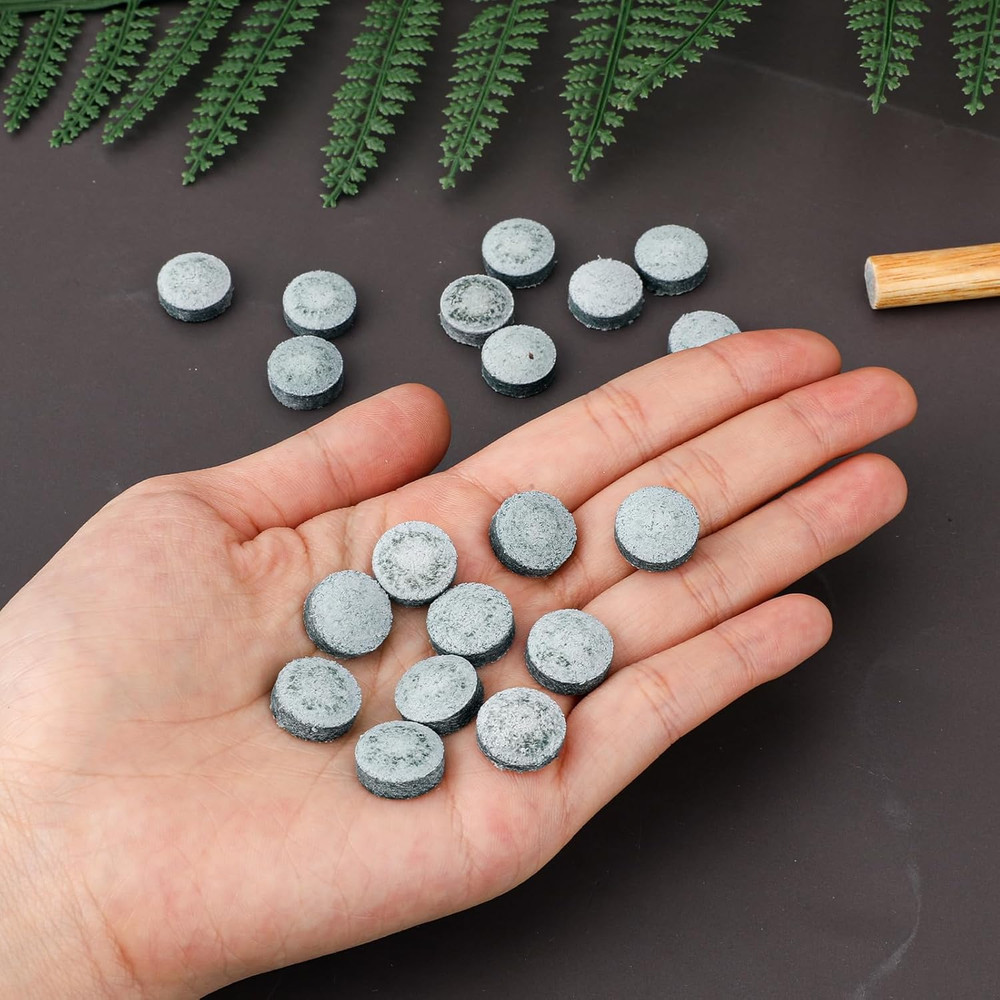 Billiard Pool Cue Tips Pool Stick Replacement Tips with Storage Box for Pool Cue