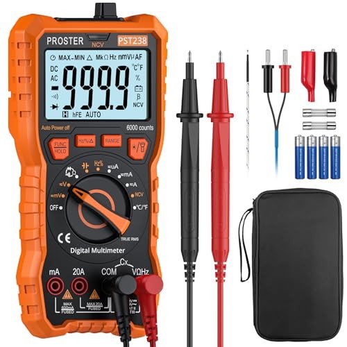Digital Multimeter 6000 Count - TRMS Voltmeter Multimetro Updated 6000 Count