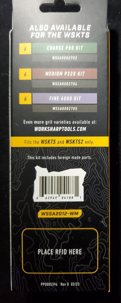 Work Sharp Replacement Belt Kit, 2 Coarse, 2 Medium, 2 Fine Belts In Kit. BNiB.