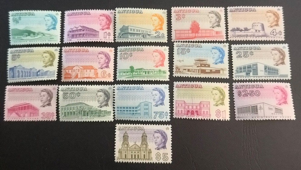 Antigue Stamps #167-182 MNH-OG